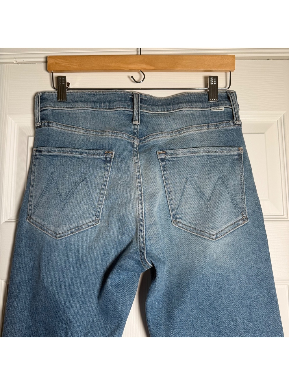 MOTHER The Tomcat Flood In Tasty Waves Color Button Down Blue Jeans - Picture 4 of 8